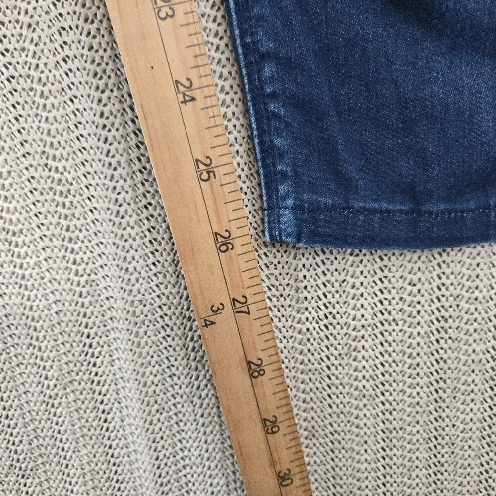 Hudson Jeans Womens 27 Blue Skinny Medium Wash Stretch Denim Pants Casual‎